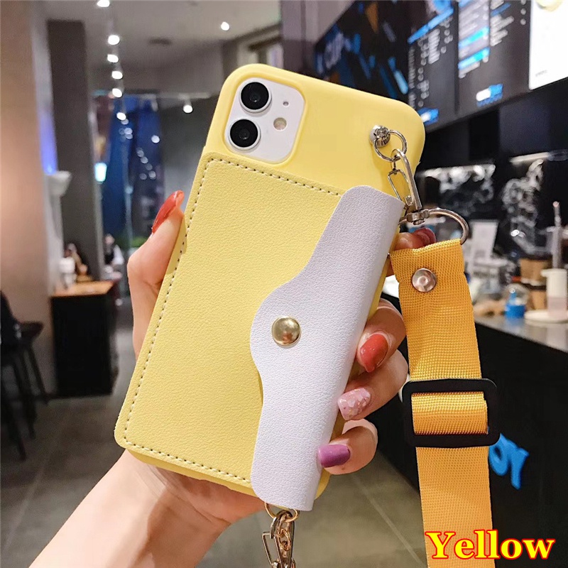 Ốp điện thoại kèm ví và dây đeo chéo cho samsung galaxy a50 a50s a30s a30 a20 a70 a71 a51 a10 m10 hd36