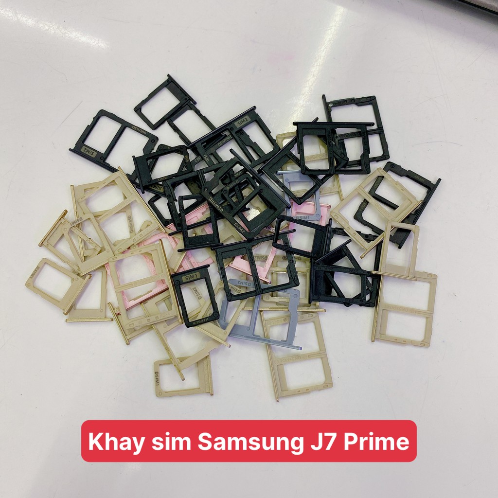 Khay sim Samsung J7 Prime SM-G610F, khay đựng sim