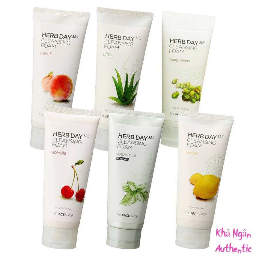 Sữa rửa mặt Herb Day 365 The Face Shop 170ml