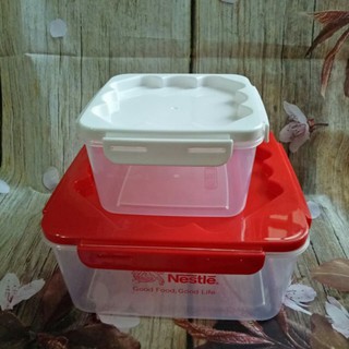 BỘ 2 HỘP NHỰA NESTLE - ĐỰNG THỰC PHẨM TIỆN DỤNG
