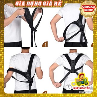 Đai chống gù lưng nam nữ Posture corrector [Tặng kèm 2 tấm trợ lực]
