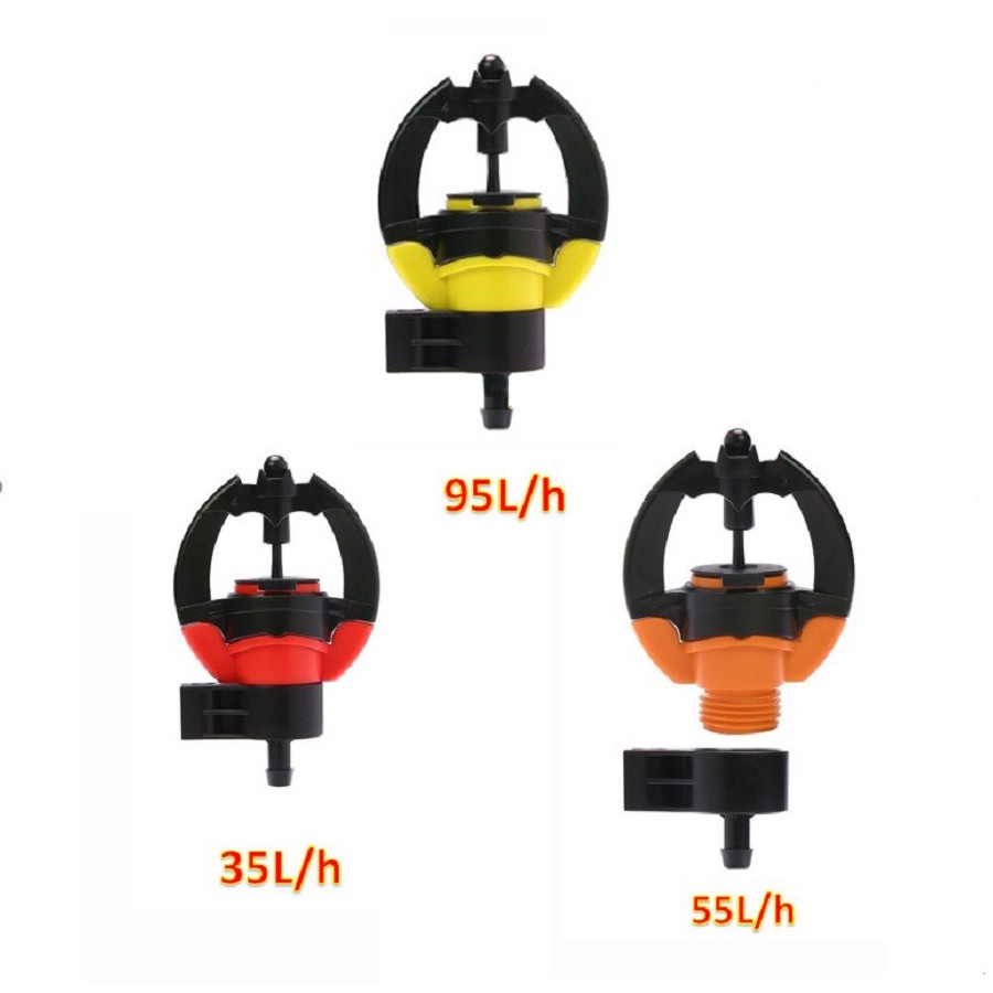 Béc tưới phun mưa SD9000 có bù áp, tưới tỏa tròn 360 độ