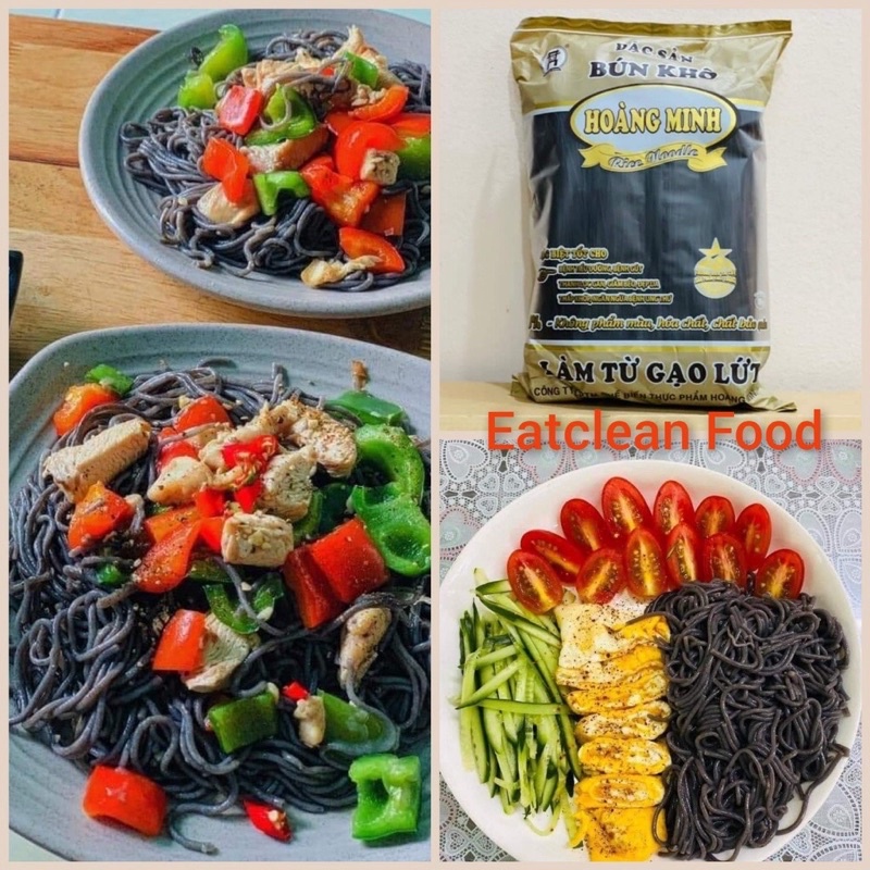 [100% gạo lứt] Bún gạo lứt đỏ thực dưỡng Eat CleanPhở gạo lứt đỏBún gạo lứt đenđơn 50kFreeship