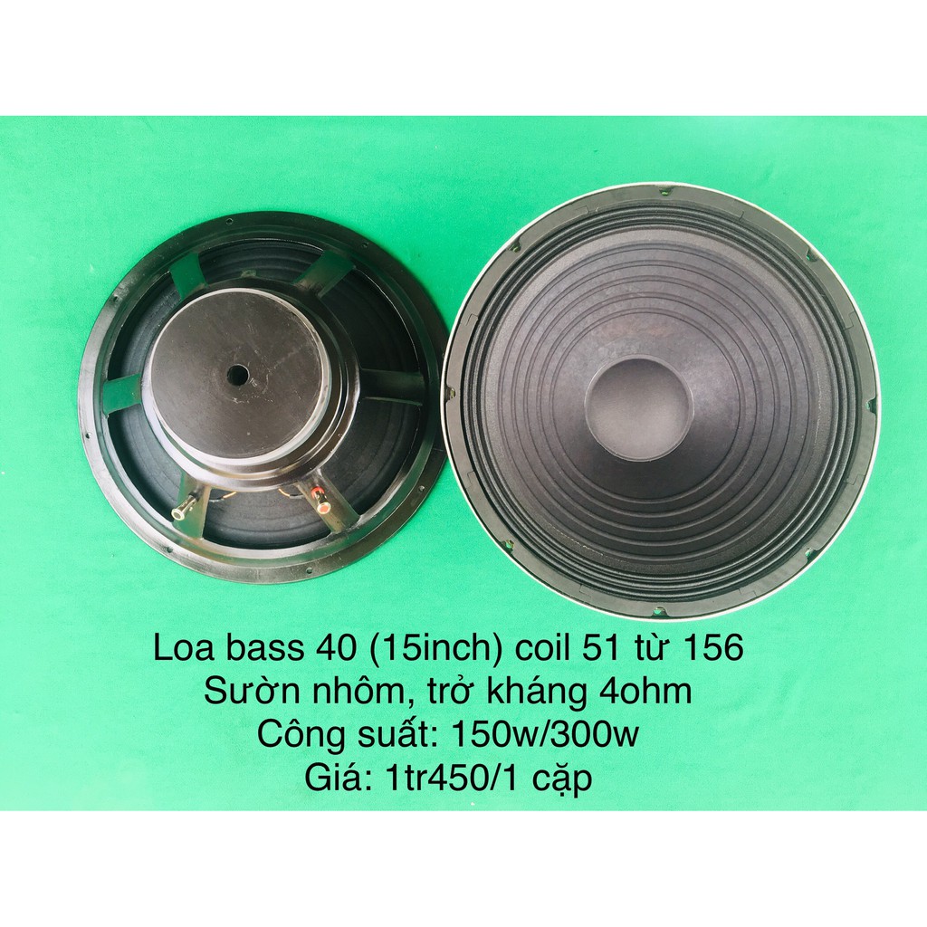 Combo loa kéo đơn 40 - công suất 400w
