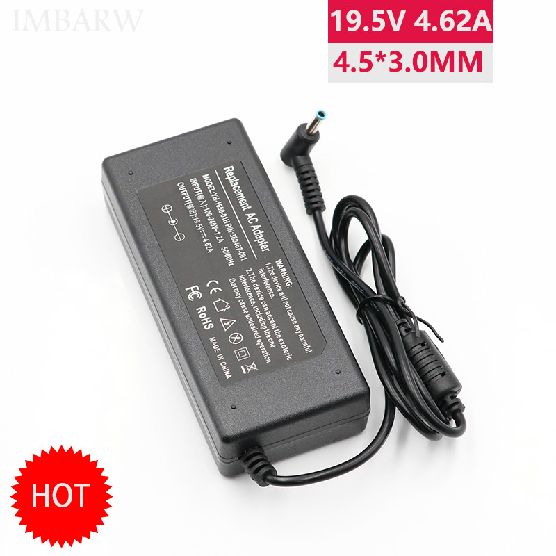 Cục Sạc 19.5v 4.62a 90w 4.5x3.0mm Hp Cho Laptop Hp Ppp012c-s 710413-001 Envy 17-j000