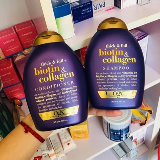 Cặp dầu gội chống rụng tóc biotin