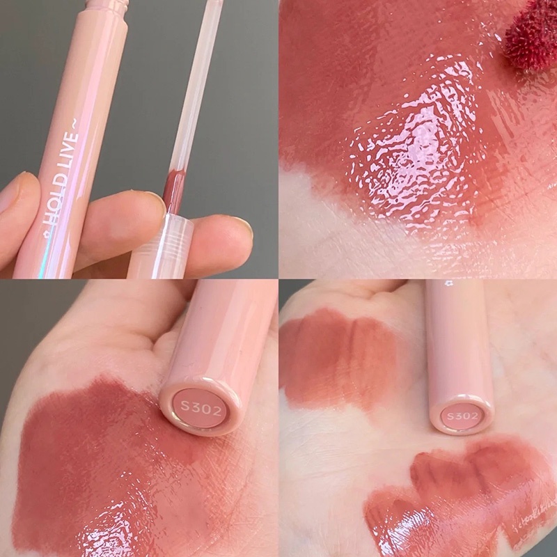 Son Kem HOLD LIVE Little Pink Stick Water Mist Lip Glaze Căng Mọng Lâu Trôi