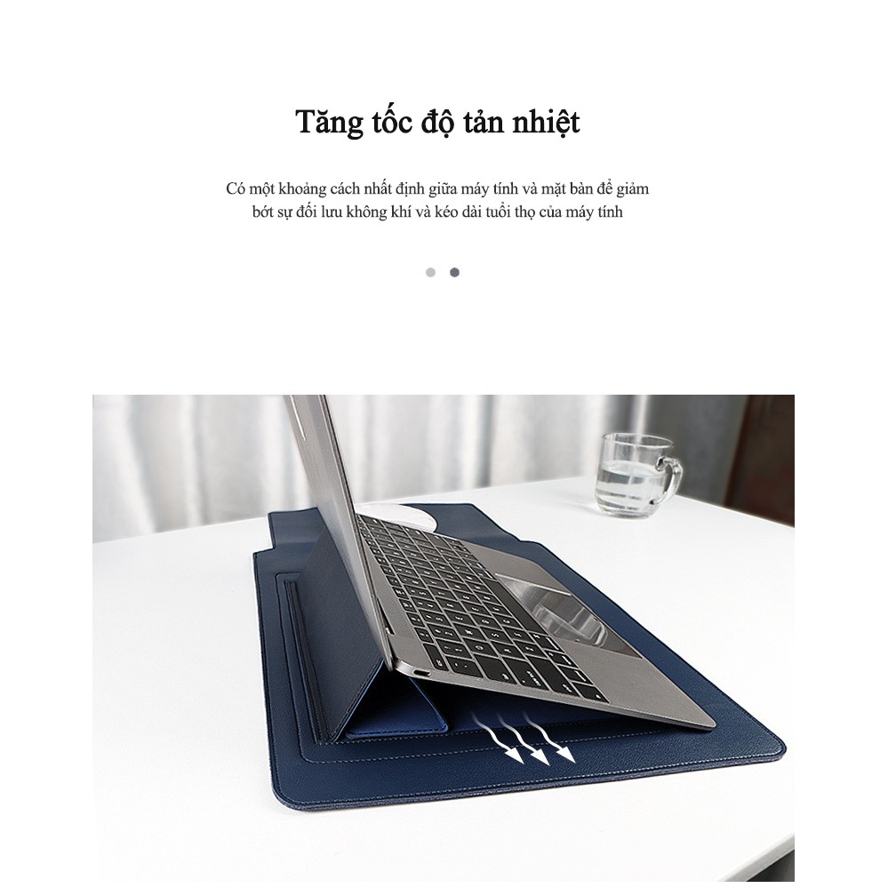 Bao da Macbook BlueLeather 3 chức năng - Home and Garden