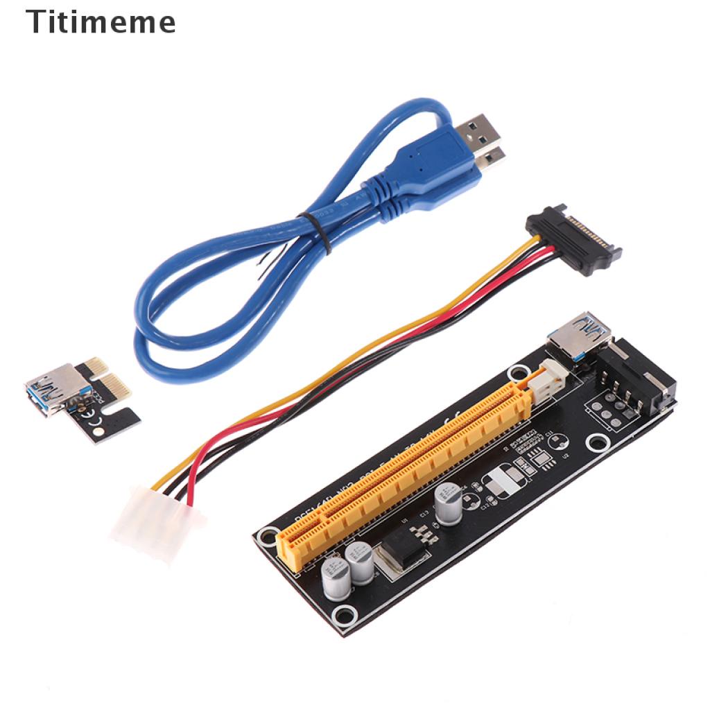 Dây Cáp Truyền Dữ Liệu Titimeme Ver009S Pci-E 1x Sang 16x Usb 3.0 60cm Vn | BigBuy360 - bigbuy360.vn