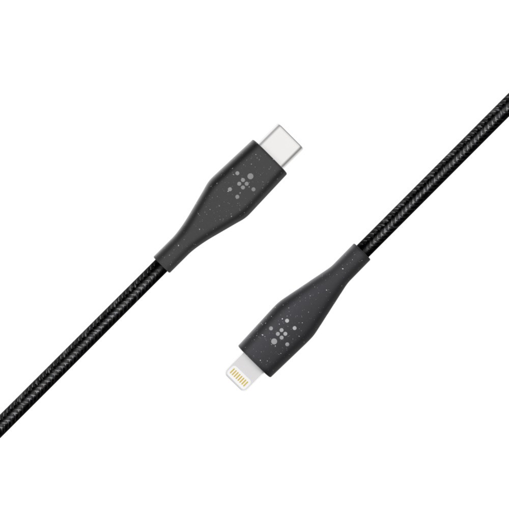 Cáp sạc nhanh USB Type C -  Lightning BOOST↑CHARGE Belkin 30W 1.2M siêu bền với DuraTek kèm dây da - Bảo hành 5 năm