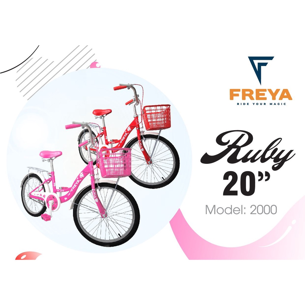 Xe Đạp Trẻ Em Freya - Ruby 20&quot; Dành Cho Bé Gái