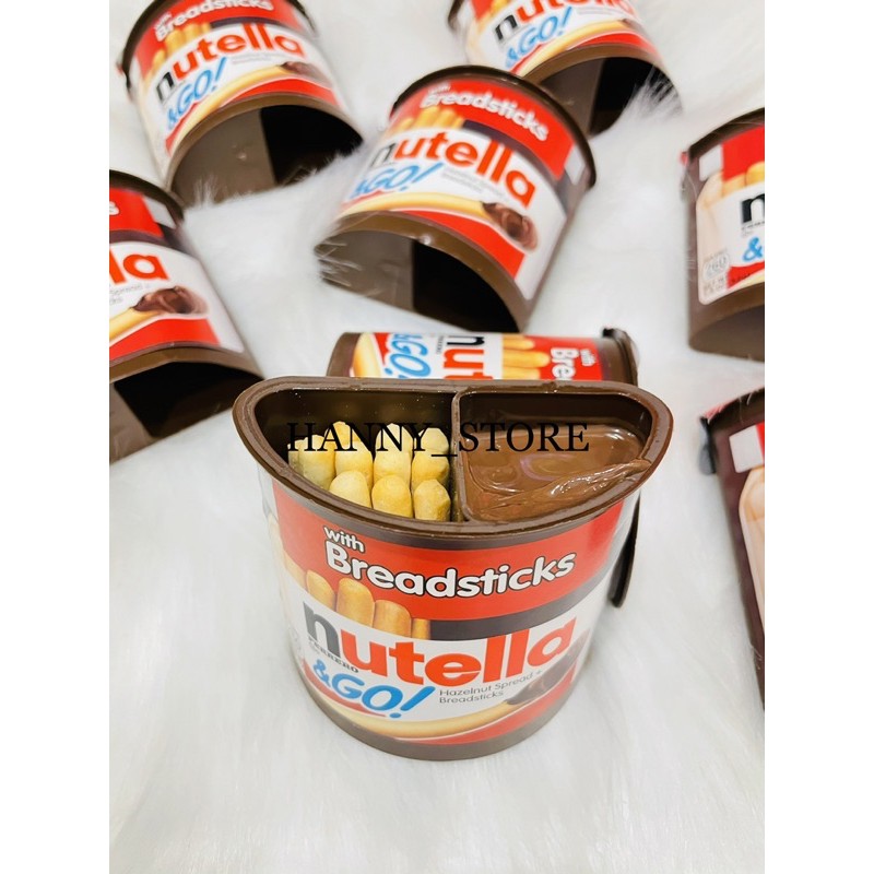 Hộp bánh que chấm bơ Nutella chocolate breadsticks (HSD: 01.2023)