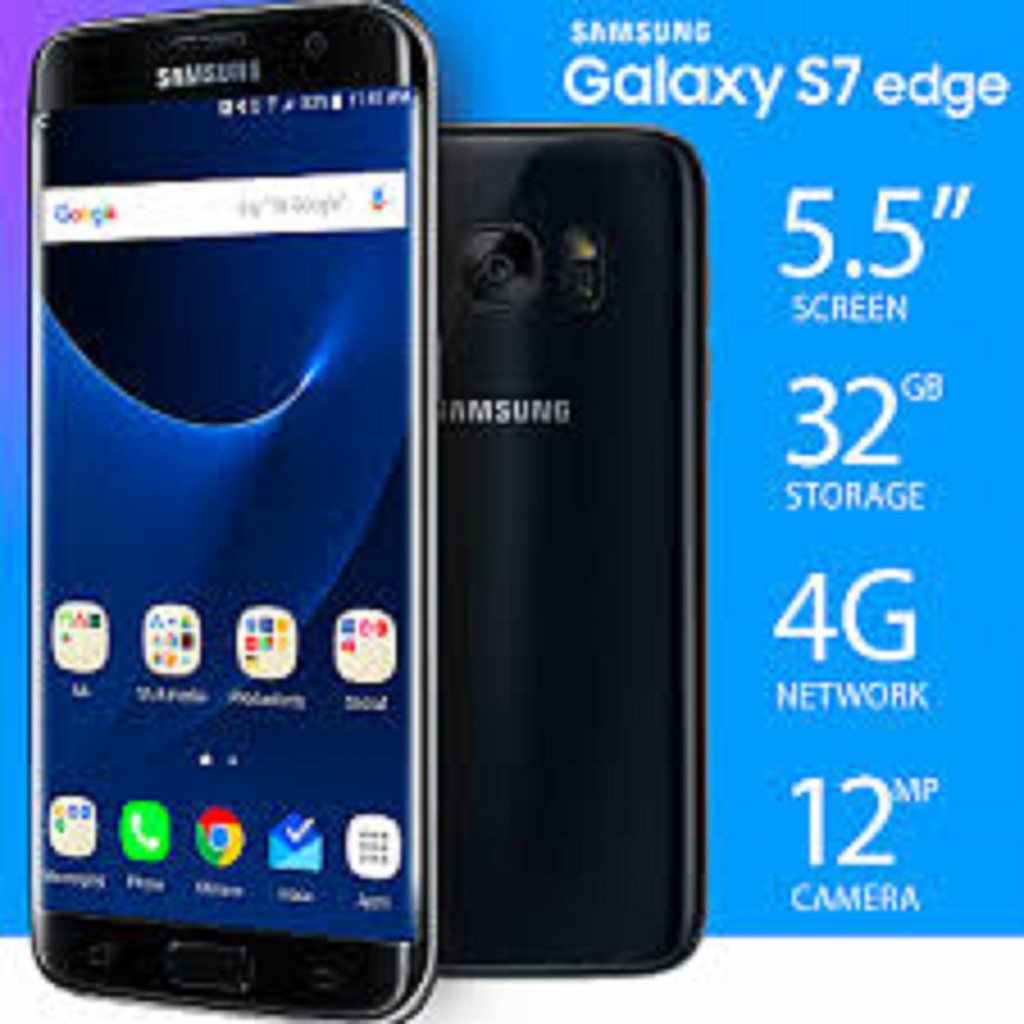 điện thoại Samsung Galaxy S7 Edge 2sim 32G ram 4G Chính Hãng - Pin trâu, chơi PUBG mượt