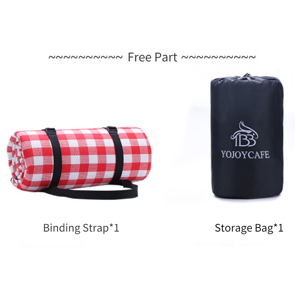 Thảm Dã Ngoại Dày Dặn Chống Nước 200*300cm