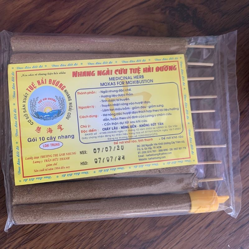 Nhang Ngải Cứu Tuệ Hải Đường ( Bịch 10 cây)
