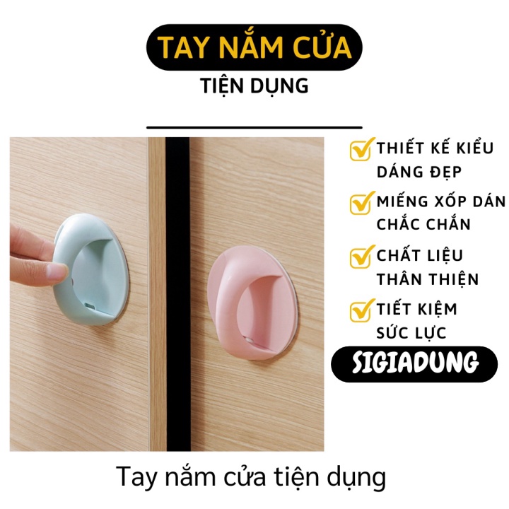 [SGD] Tay Nắm Cửa - Tay Nắm Cửa Tủ, Ngăn Kéo Tủ Loại Dán Tiện Dụng, Tiết Kiêm Lực 9137