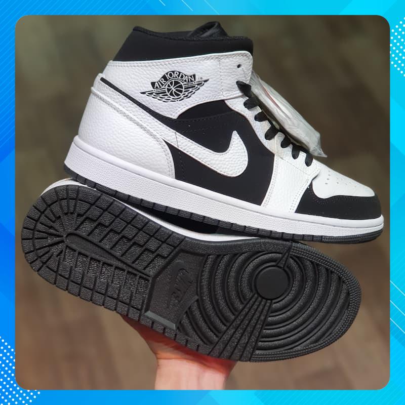{MỚI}Giày Jordan Cổ Cao Thể Thao Nam Nữ hot, GIày JD1 Thời Trang Hight Panda Trắng Đen mới Hàng Đẹp Full Boxhot