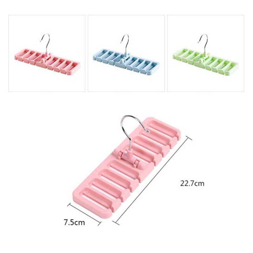 PATRICIA Giá Đỡ Cà Vạt / Thắt Lưng Bằng Nhựa Đa Năng Sắp Xếp Gọn