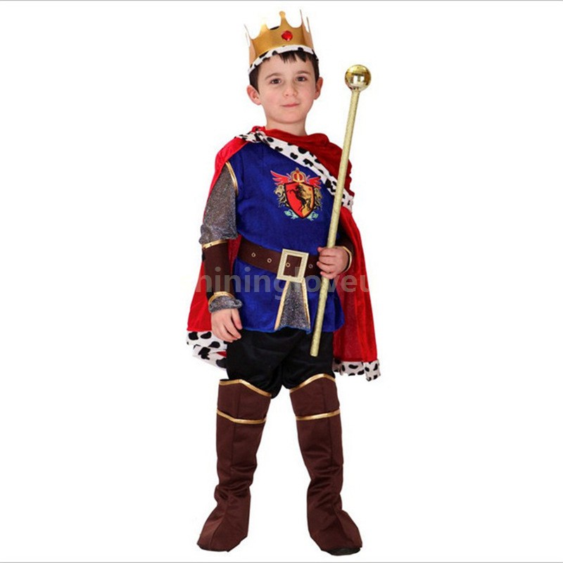 Đồ hóa trang vua chúa kiểu halloween thiết kế xinh xắn cho bé trai