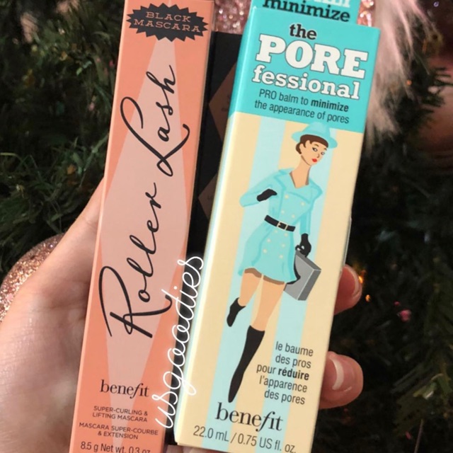 Kem lót Porefessional và Mascara Roller Lash Full size giá tốt