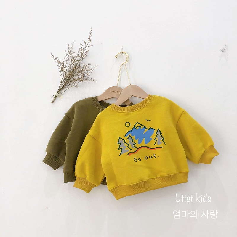 [Ảnh thật] ÁO SWEATER DÀNH CHO BÉ TRAI VÀ BÉ GÁI PHONG CÁCH  HÀN QUỐC TỪ 1 TUỔI ĐẾN 5 TUỔI