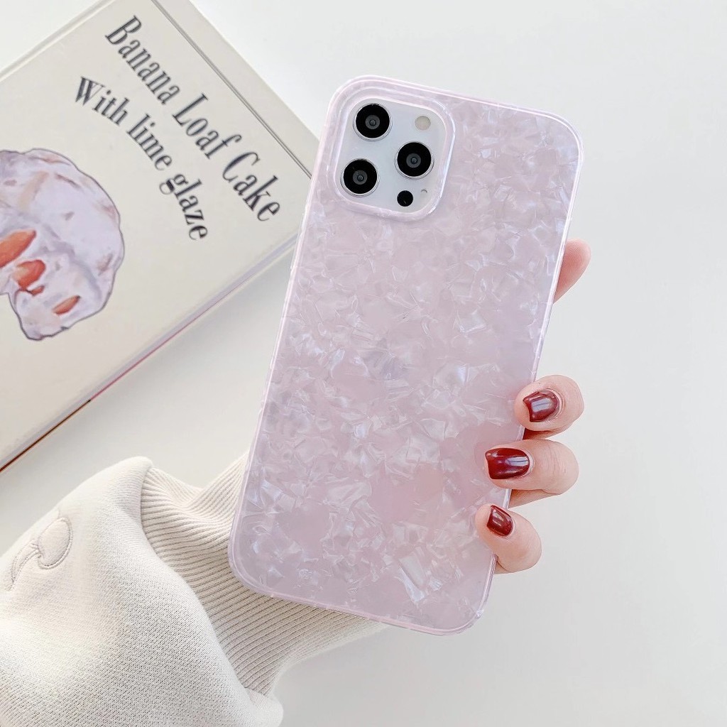 Ốp điện thoại bằng silicon màu trơn kiểu đá hoa cương cho Iphone 12 12 Pro 12 Pro Max 11 Pro Max X XR XS Max 7 8 Plus