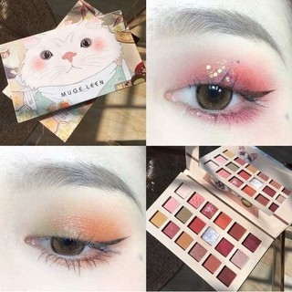 Phấn Mắt Muge Leen Cat 18 Ô Mẫu Mới Nội Địa Trung