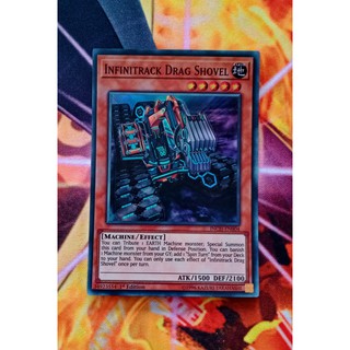 [ ĐẬU PHỘNG ] THẺ BÀI YUGIOH MINT 90 - TCG - Infinitrack Drag Shovel - INCH-EN004 - Super Rare 1st Edition
