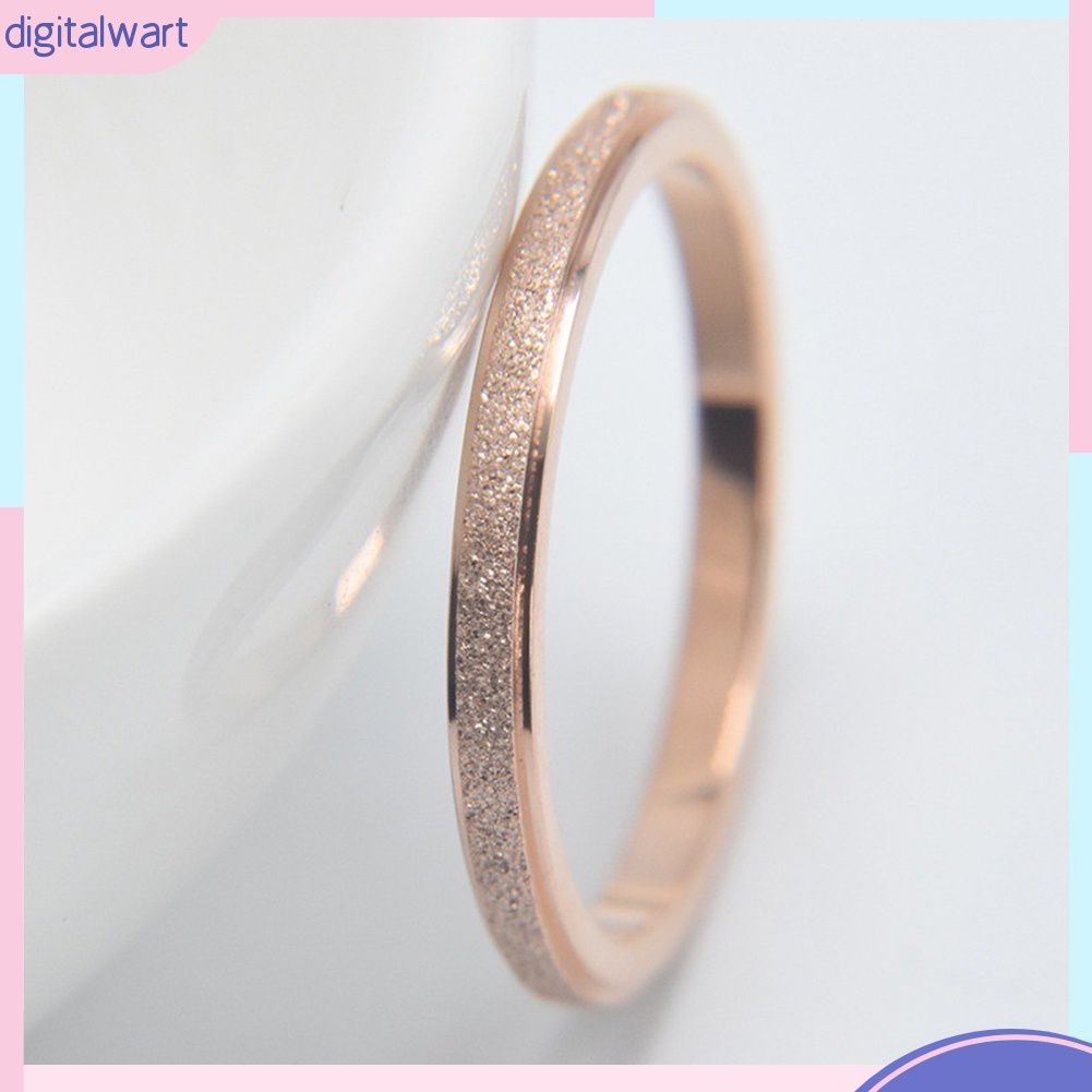 Nhẫn thép titan đính đá thời trang cho nam &amp; nữ