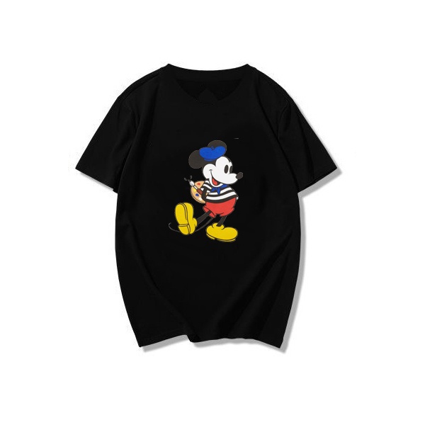 NRVP Áo thun mềm mại cổ tròn tay ngắn họa tiết hoạt hình thời trang dành cho trẻ em từ 3- 11 tuổi