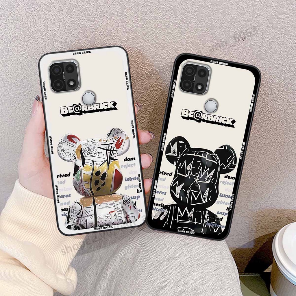 Ốp Oppo A15 / A15s be@r brick mars thời trang, ốp lưng điện thoại viền dẻo siêu chất