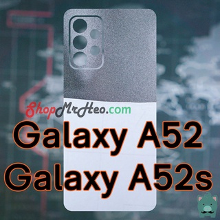 Skin Dán Lưng Vân 3D Samsung Galaxy A72 - A52 5G - A52s - A32 5G - A22 5G - A22 4G (Carbon, Hình Hộp, Nhám, Vân Da)