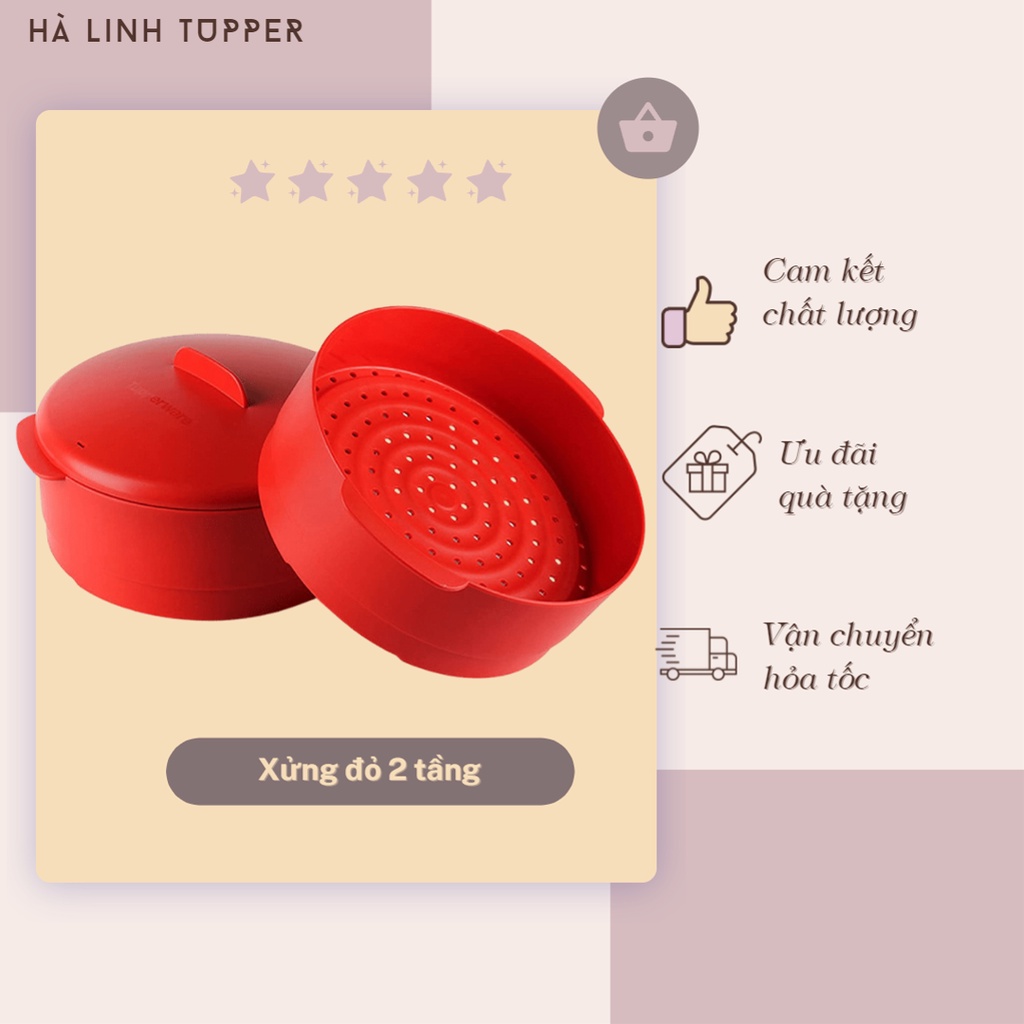 Xửng hấp Tupperware Steam It hấp rau củ thịt cá tiện lợi siêu nhanh - Hàng chính hãng