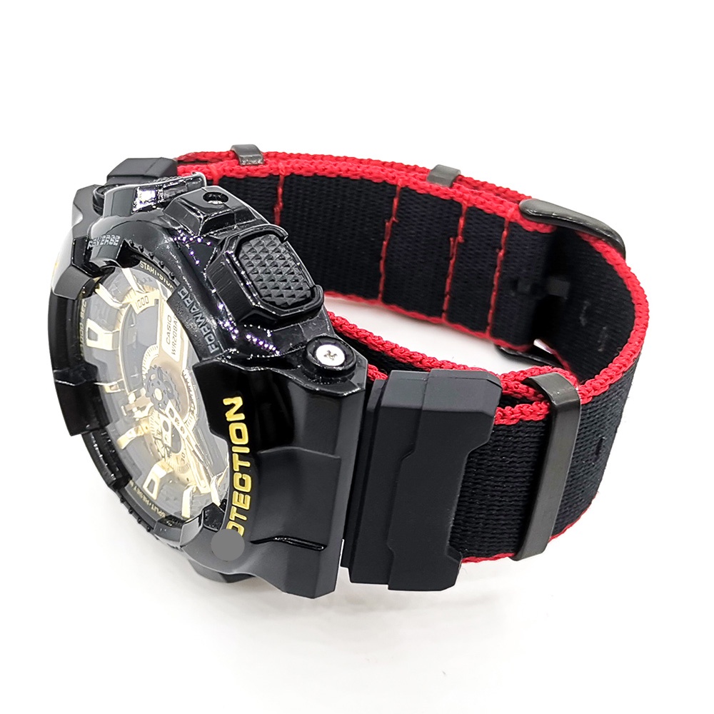 Dây Đeo Vải Canvas Nylon Cho Đồng Hồ Casio G-Shock GA-110/100/120/150 GD-100/110/120 DW-5600 GW-6900