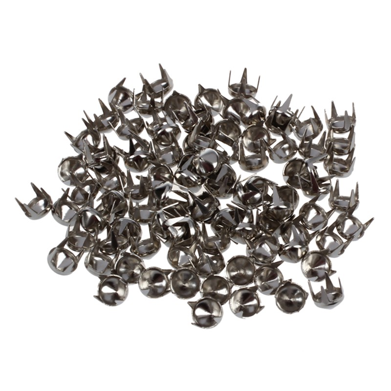 Set 100 đinh tán bạc thời trang Gothic sử dụng đa năng