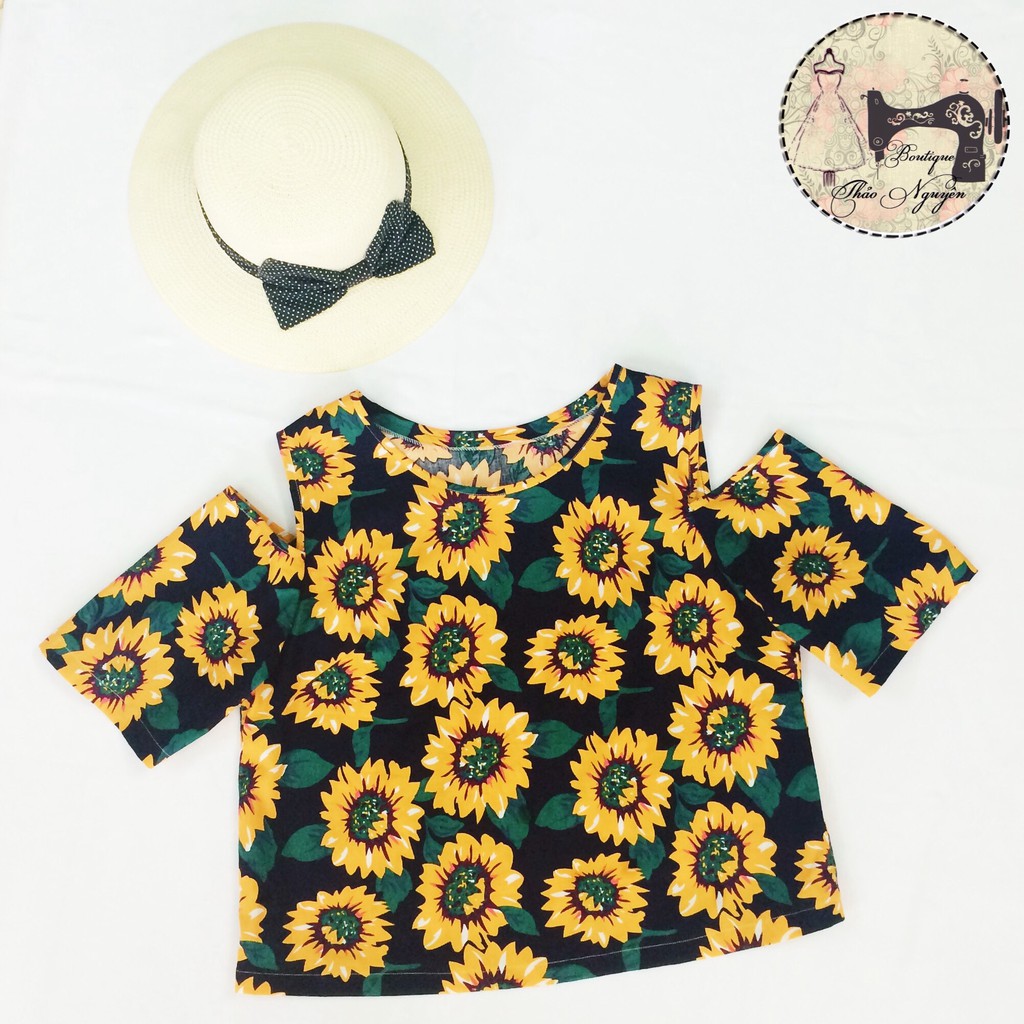 ÁO CROP TOP HƯỚNG DƯƠNG