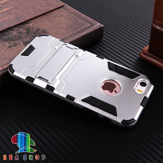 [TẶNG KÍNH CƯỜNG LỰC] Ốp lưng iPhone 6 - 6S Iron man chống sốc / Ốp chống ip6S siêu bền