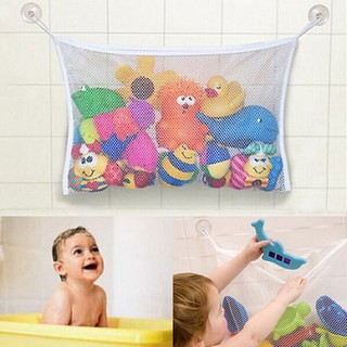 New Kids Bath Tub Toy Bag Hanging Organizer Storage Bag Baby Bathing Accessories