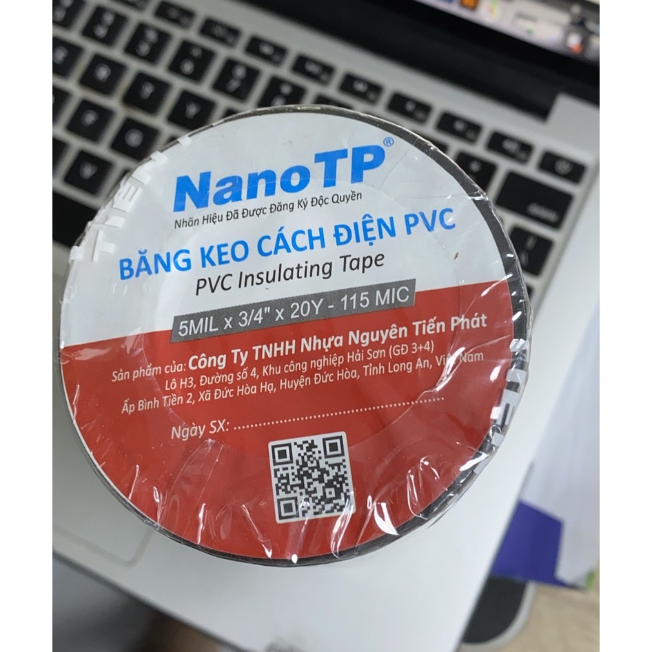 Băng keo điện Nano cách điện, kháng nước (Chính hãng Nano)