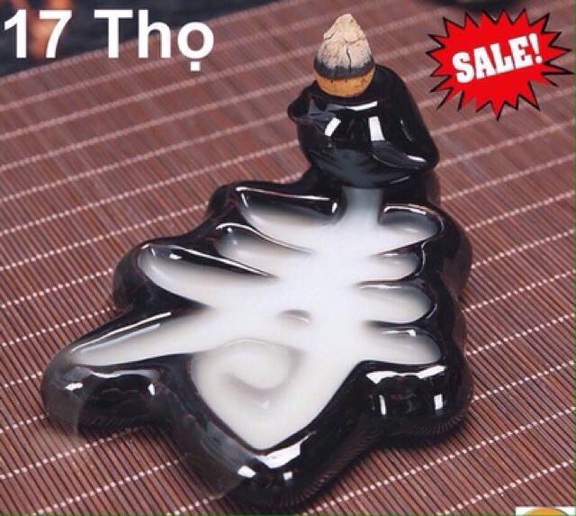 Thác khói trầm hương Phúc-Tài-Lộc-Thọ (tặng kèm 10 nụ) | BigBuy360 - bigbuy360.vn