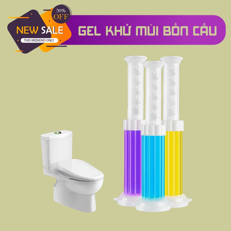 Gel thơm làm sạch khử mùi vệ sinh Diệt khuẩn khử trùng bồn cầu hình bông hoa