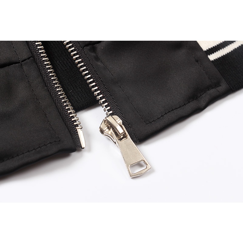 Áo khoác bomber thêu, áo bomber thêu hình hạc 2 lớp cực chất
