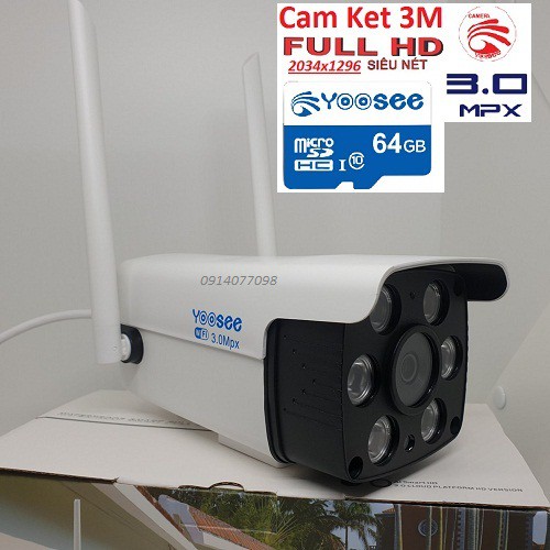Camera Ngoài Trời 3M Ban Đêm Có Màu