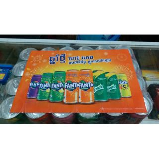 Fanta Thái Lan 6 vị mẫu mới thùng 24lon
