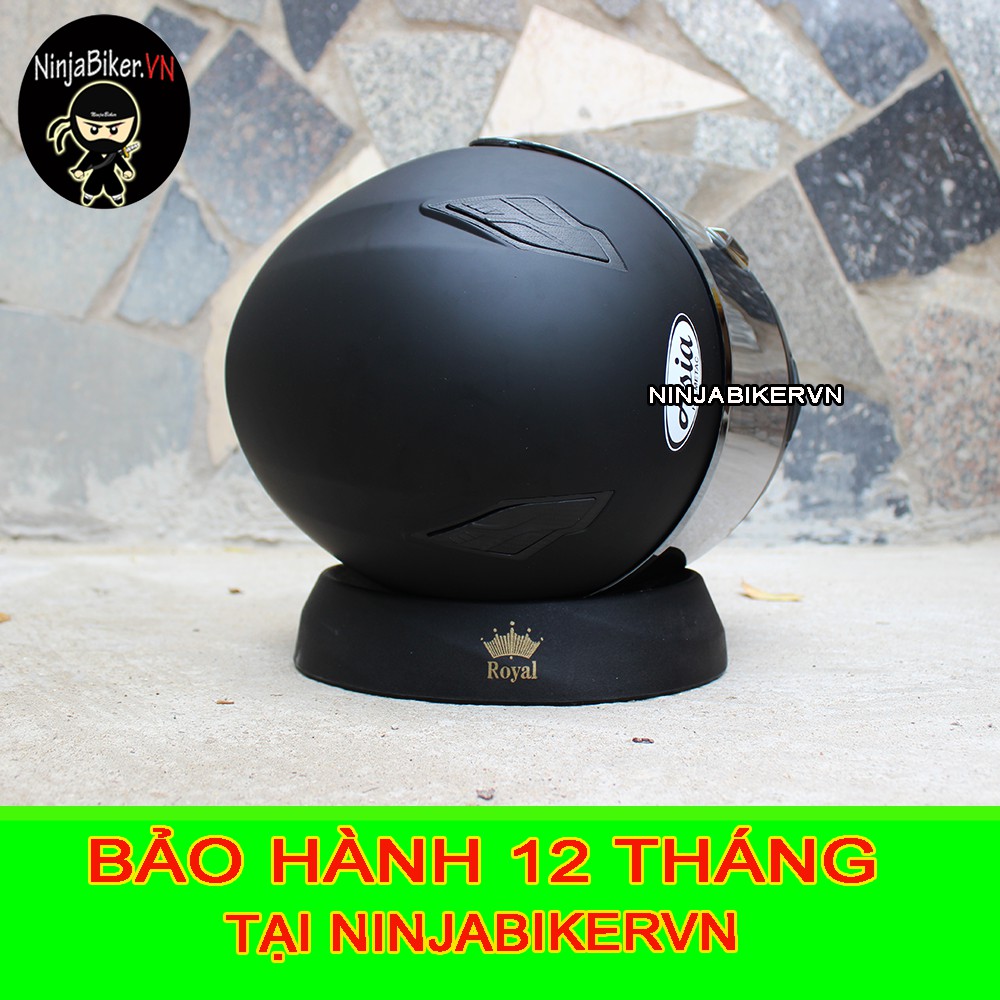 Nón bảo hiểm ASIA fullface tem đen full chính hãng ( ảnh thật ) tặng khăn ninja kèm thùng