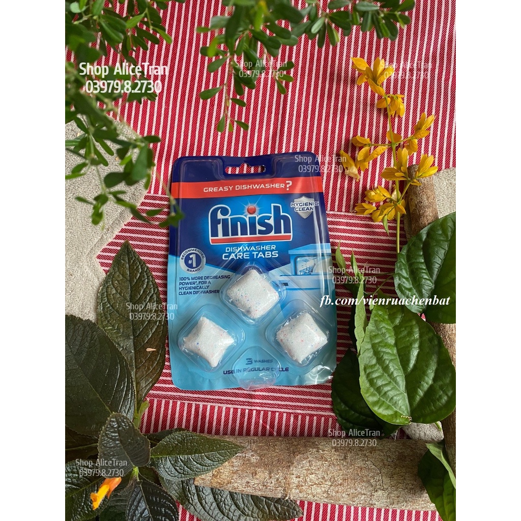 Viên vệ sinh máy rửa chén bát Finish