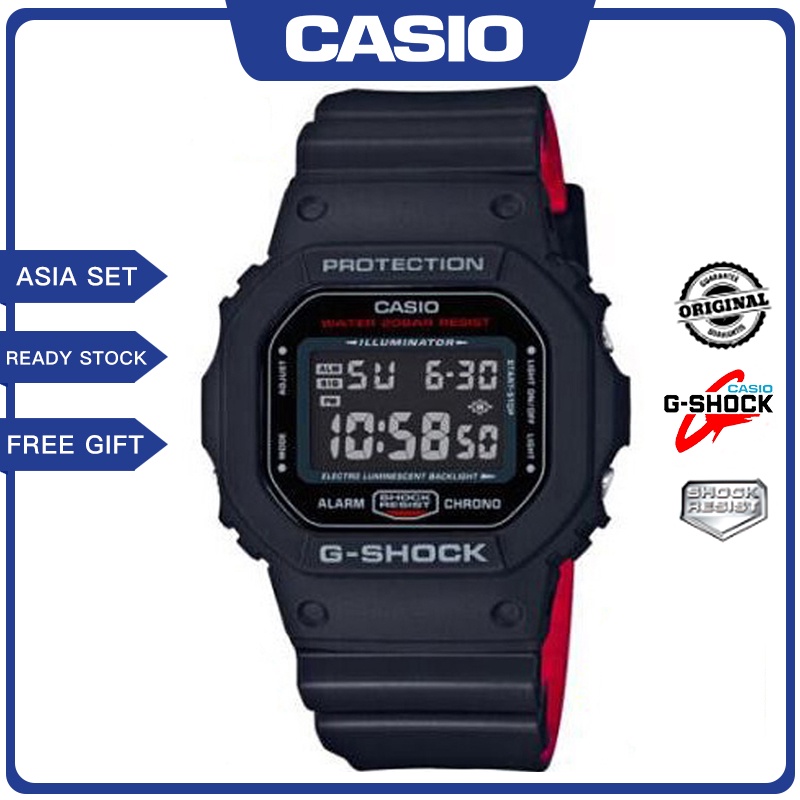 Đồng Hồ Điện Tử Thể Thao Casio G-Shock GA-5600 Màu Tím Thời Trang 2021