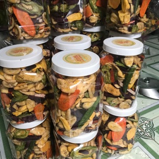 Rau củ quả thập cẩm sấy giòn , nhà làm