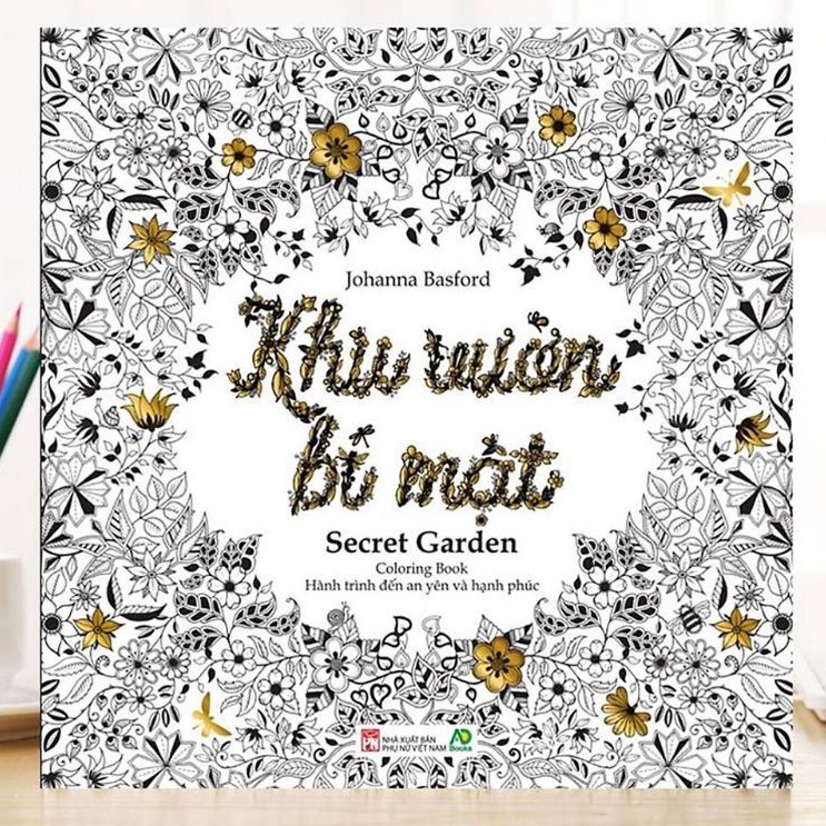 Sách Khu Vườn Bí Mật Coloring book( Secret garden ) - Johanna Basford