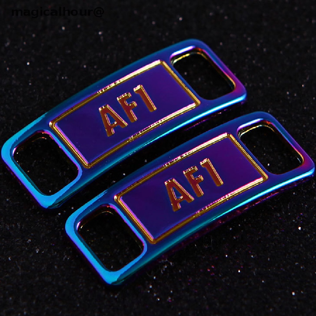 Set 2 khóa hợp kim trang trí giày AF1 thời trang cao cấp